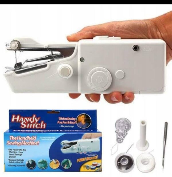 Hand held sewing machine
