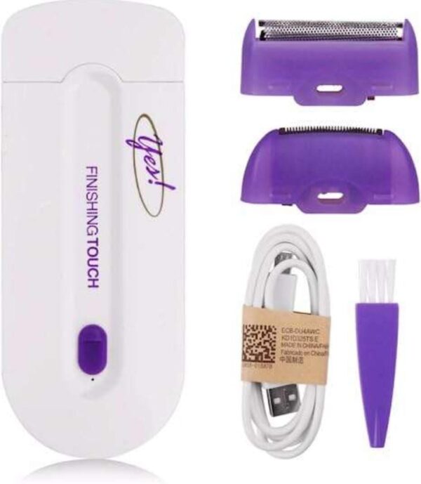 Electric face and body painless hair remover