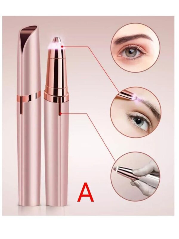 Battery powered Flawless facial hair shaver and eye brow shaper